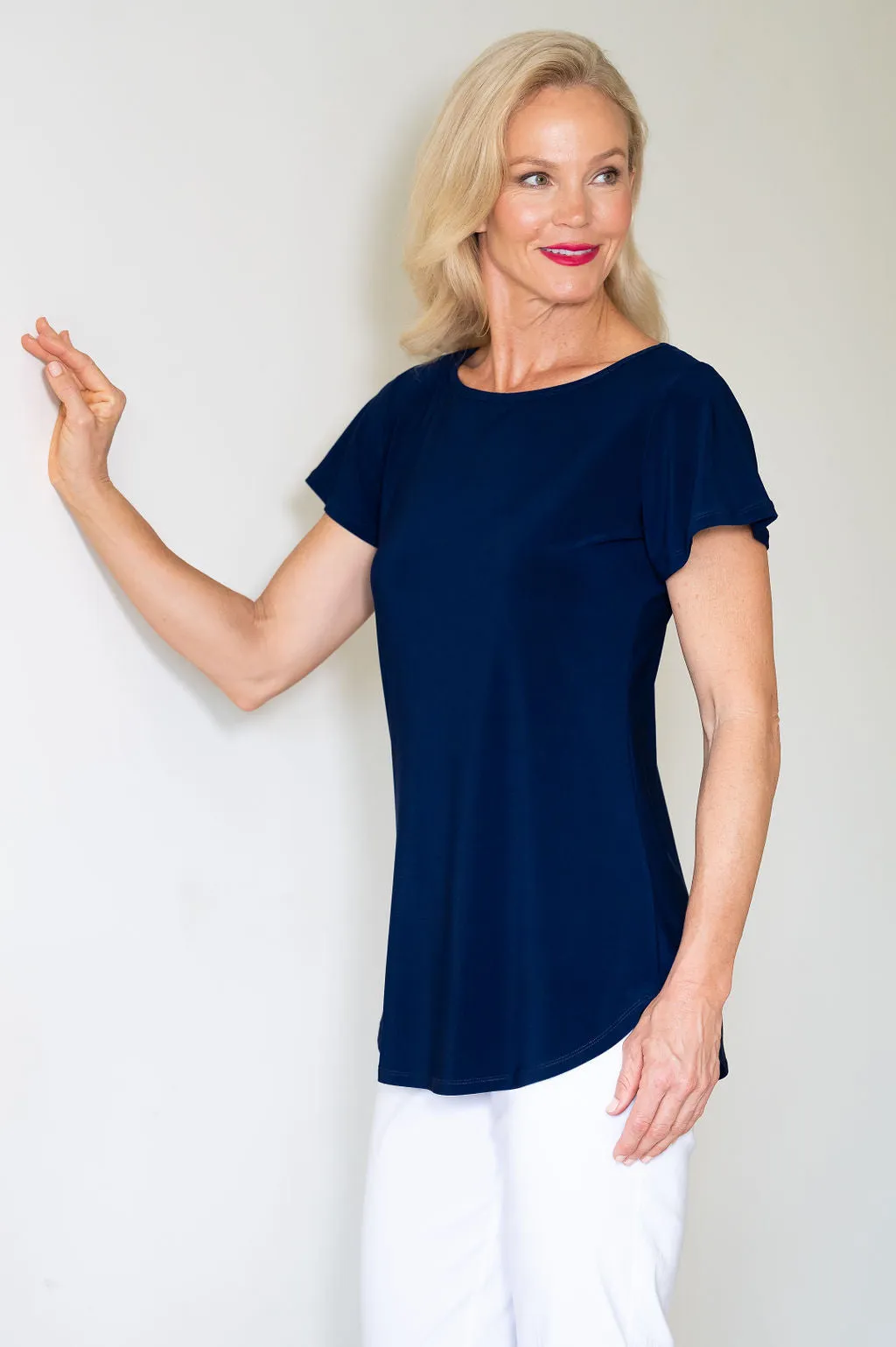 5249 Two Way Top - Navy