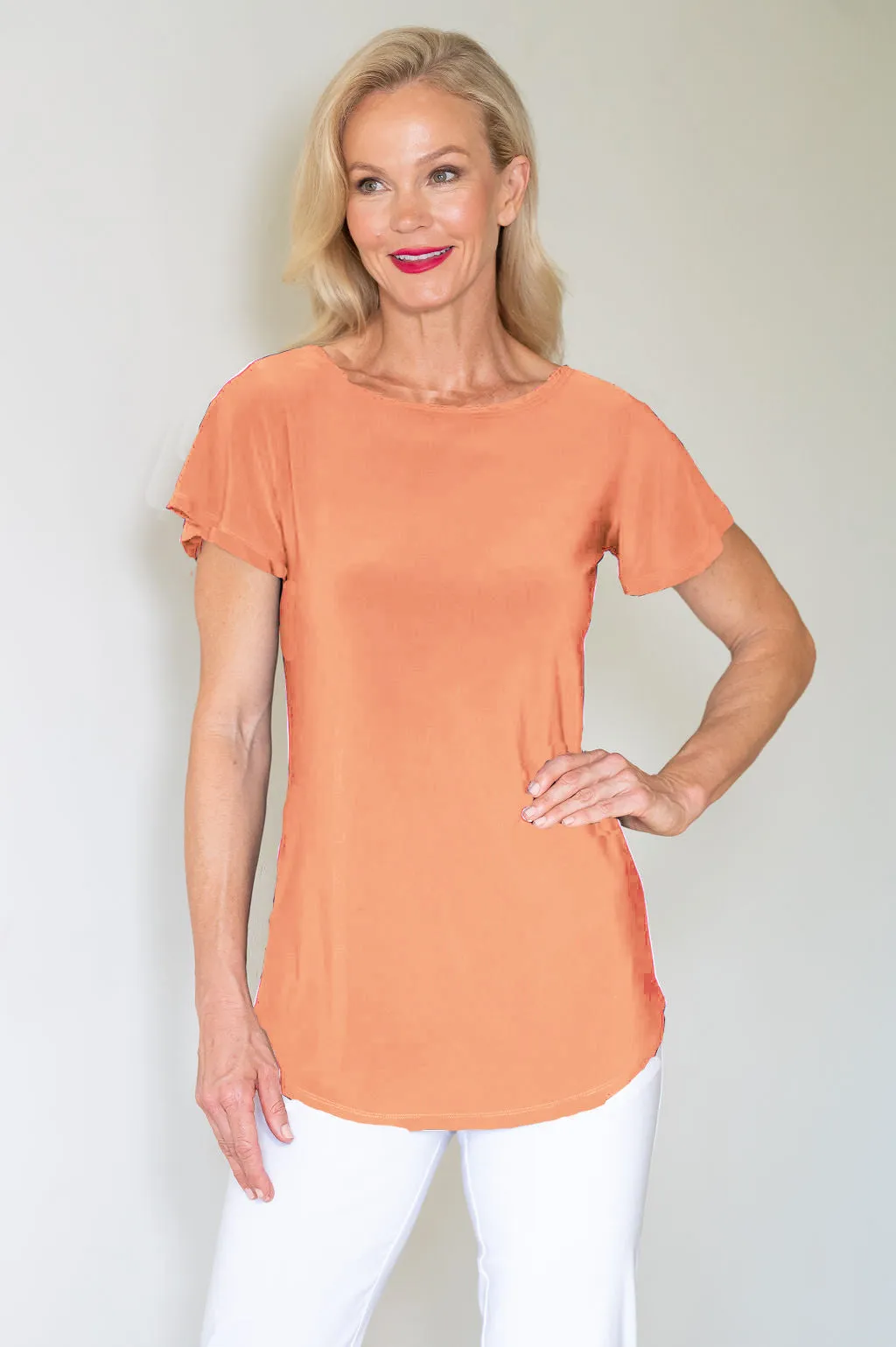 5249 Two Way Top - Peach
