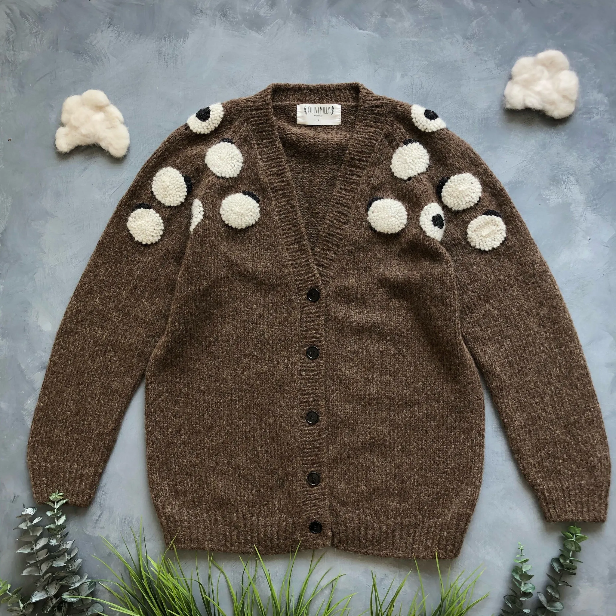 Adult Sheeps cardigan №5