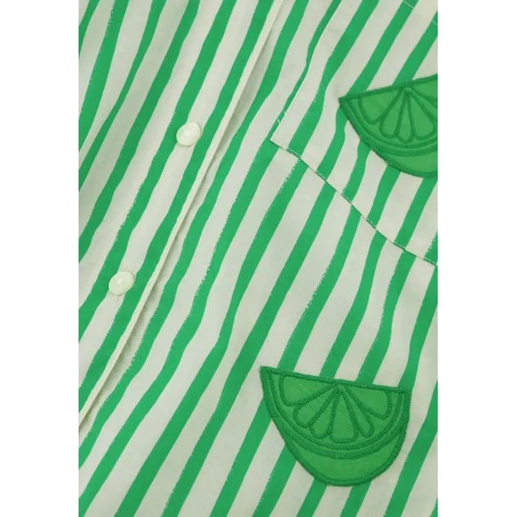 Alex Green Apple Blouse Green