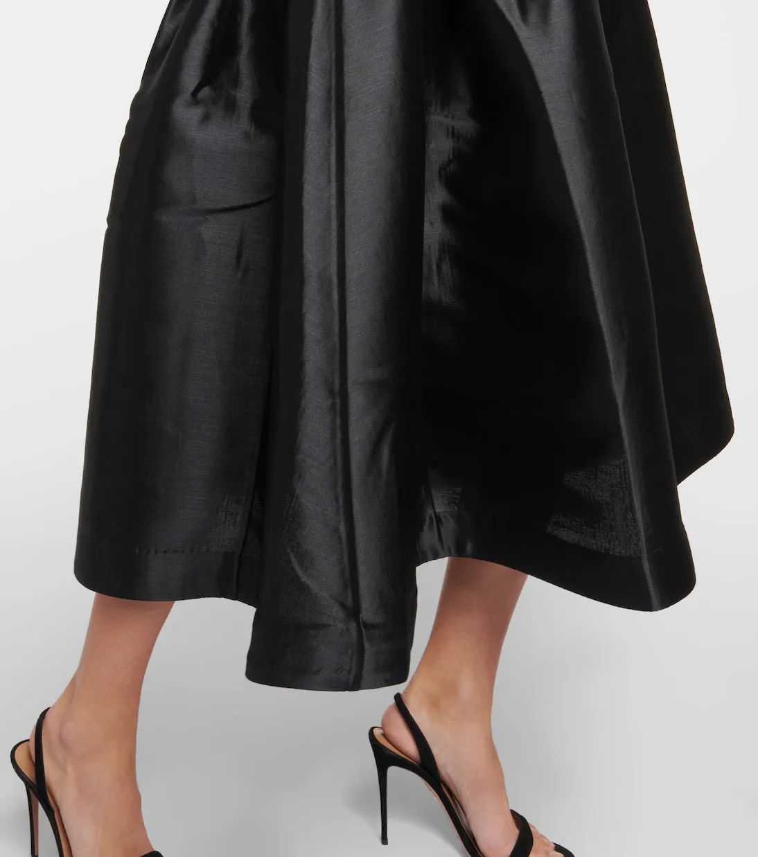 Alex Perry Strapless Failure Midi Dress, Black