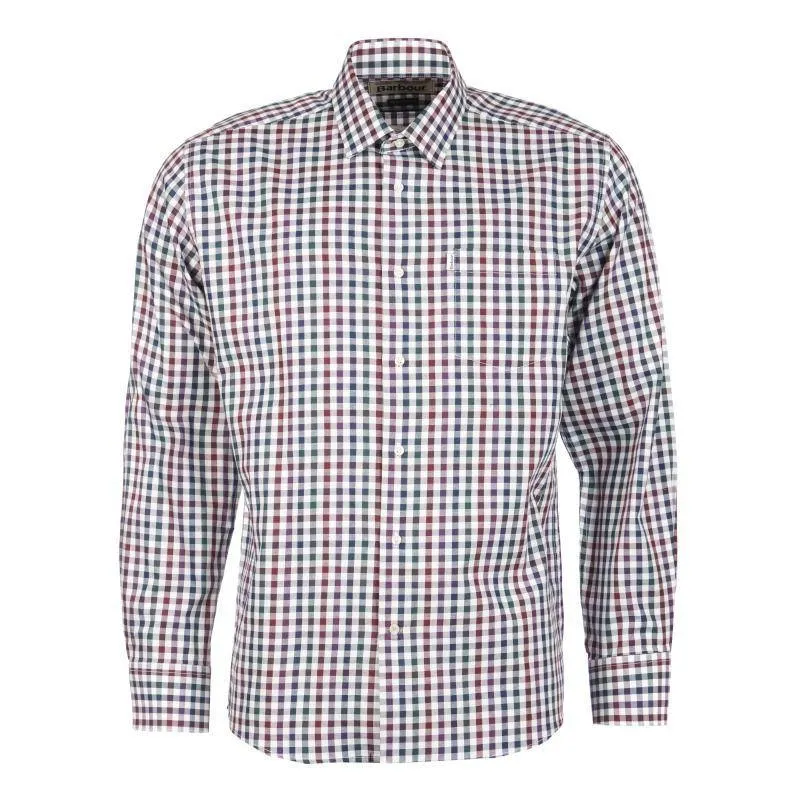 Barbour Lawton Mens Shirt - Plum
