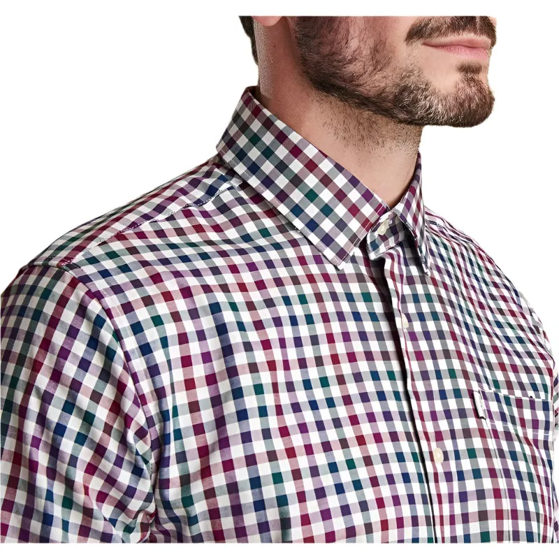 Barbour Lawton Mens Shirt - Plum