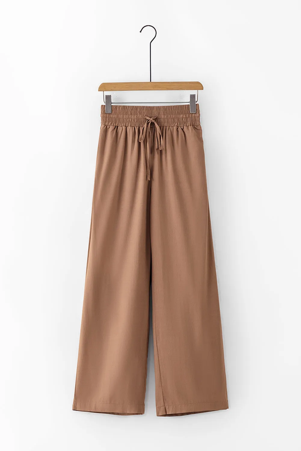 CARAMEL LATTE WIDE LEG PANTS