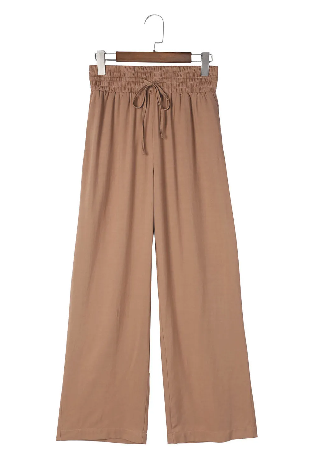 CARAMEL LATTE WIDE LEG PANTS