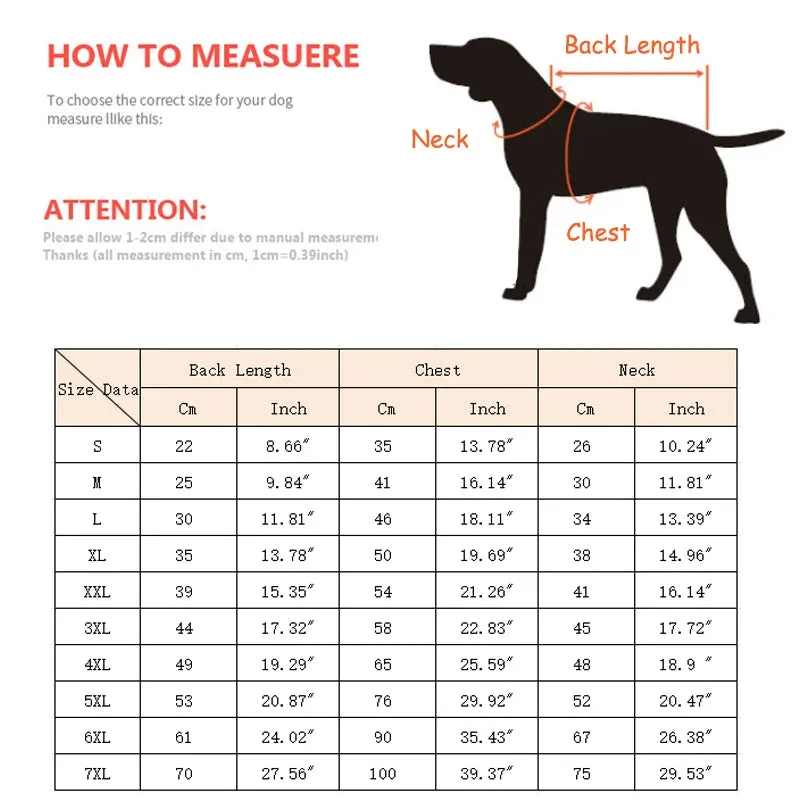 Colorful Waterproof Dog Jacket
