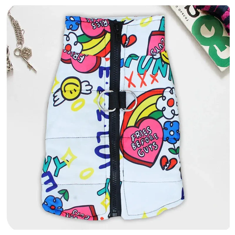 Colorful Waterproof Dog Jacket