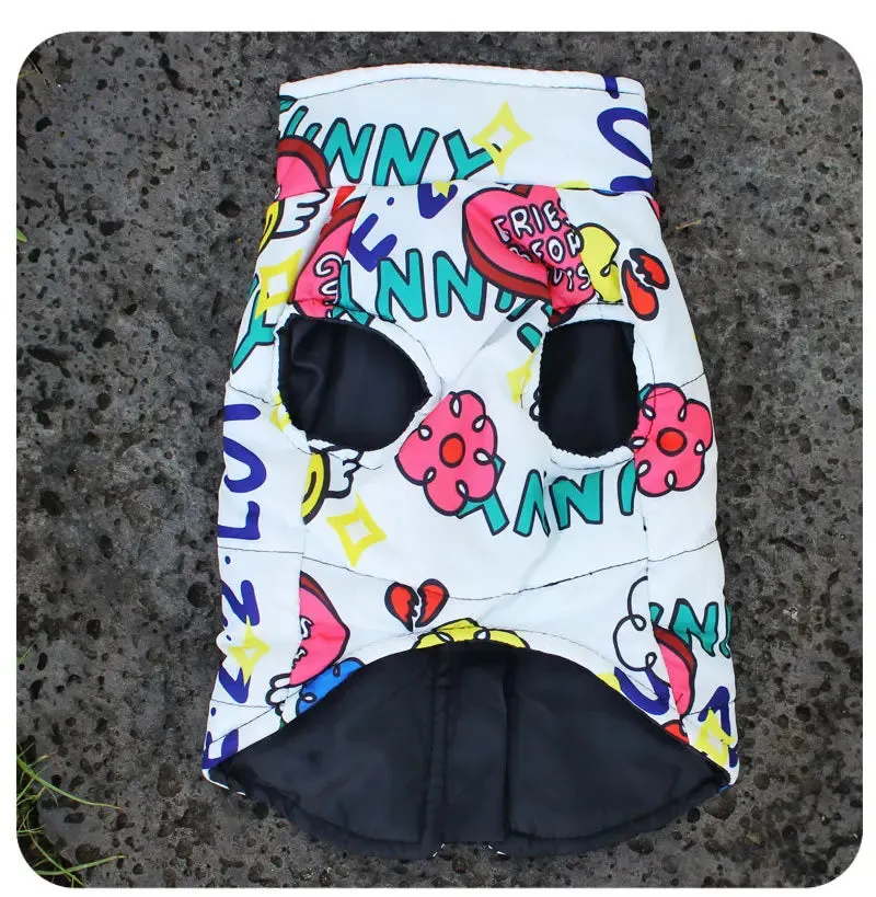 Colorful Waterproof Dog Jacket