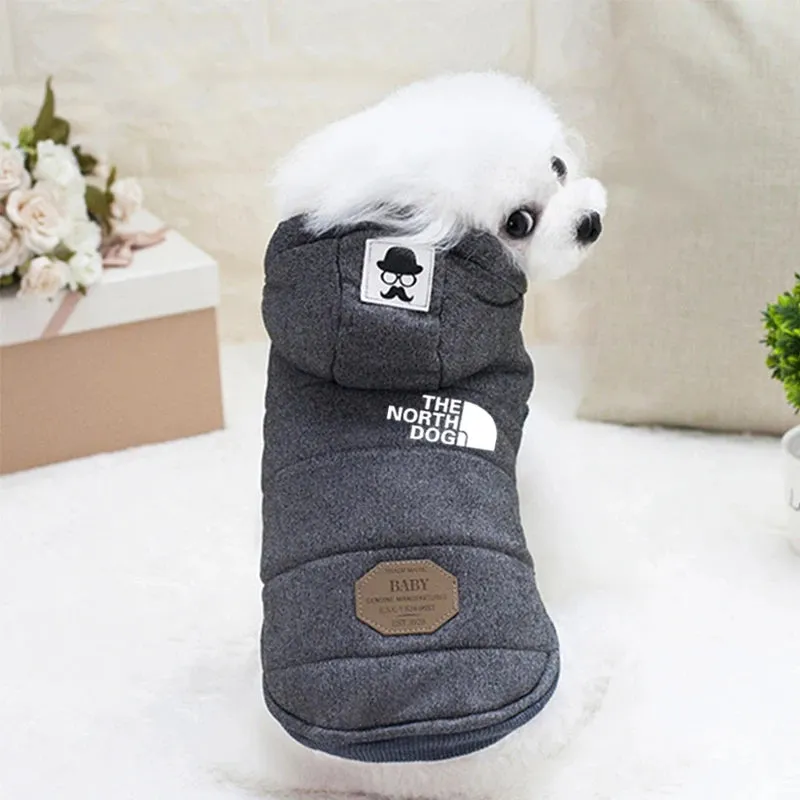 CozyHood™ Winter Dog Jacket - Soft, Thick Cotton Hooded Coat