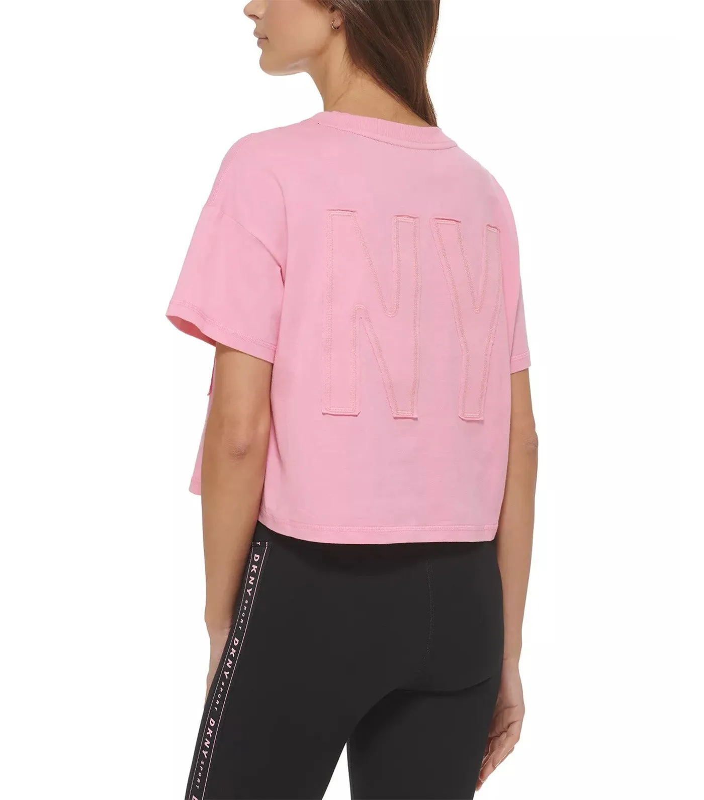 Exploded Applique Logo Tee Bubble Gum
