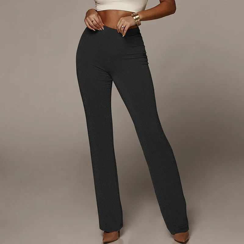 Fashion Hip-Flare Pants