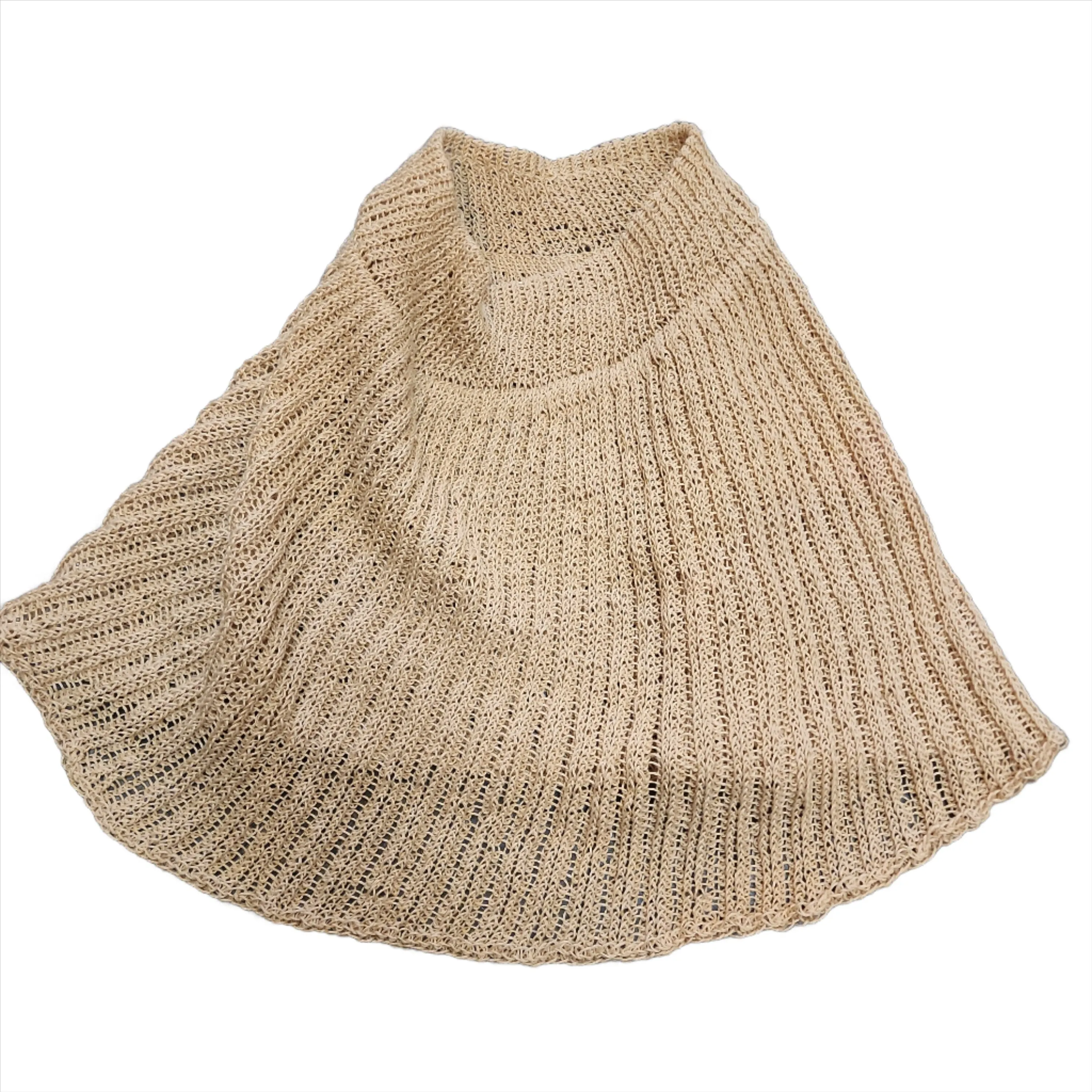 Hand knit shrug / Capelet (Linen)