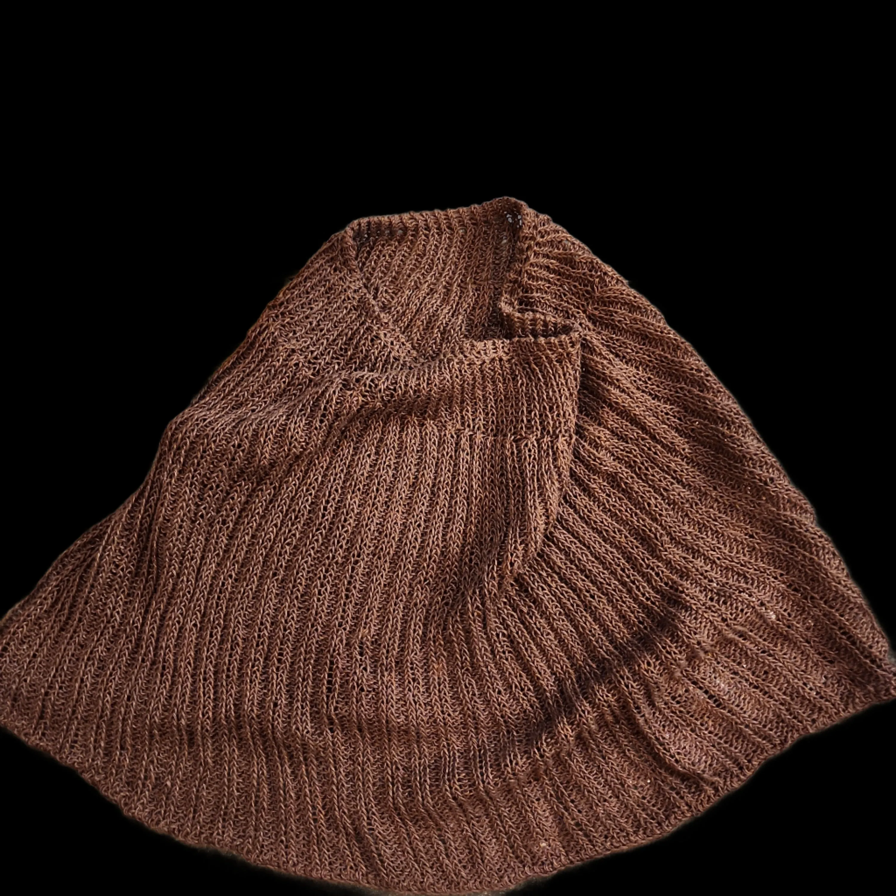 Hand knit shrug / Capelet (Linen)