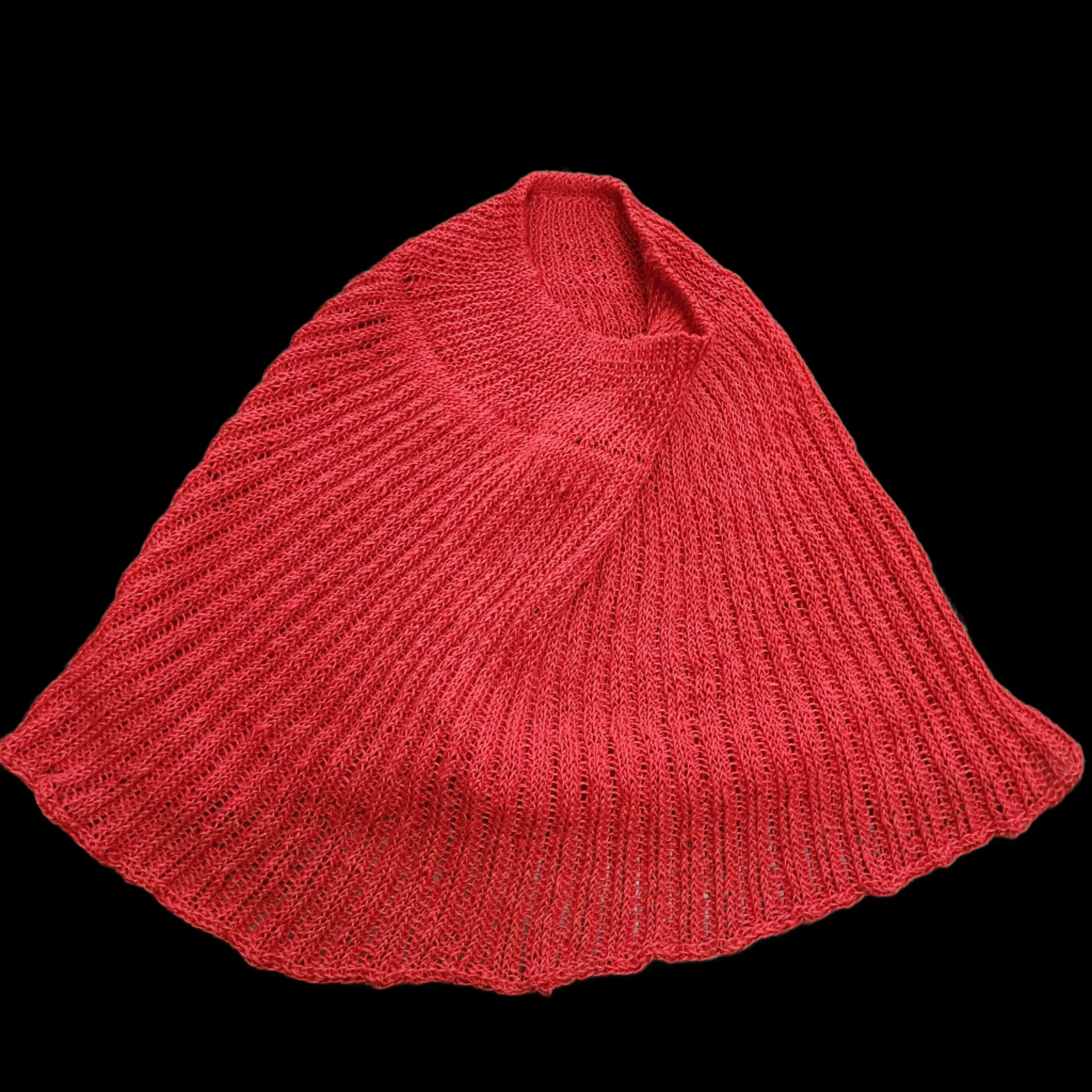 Hand knit shrug / Capelet (Linen)