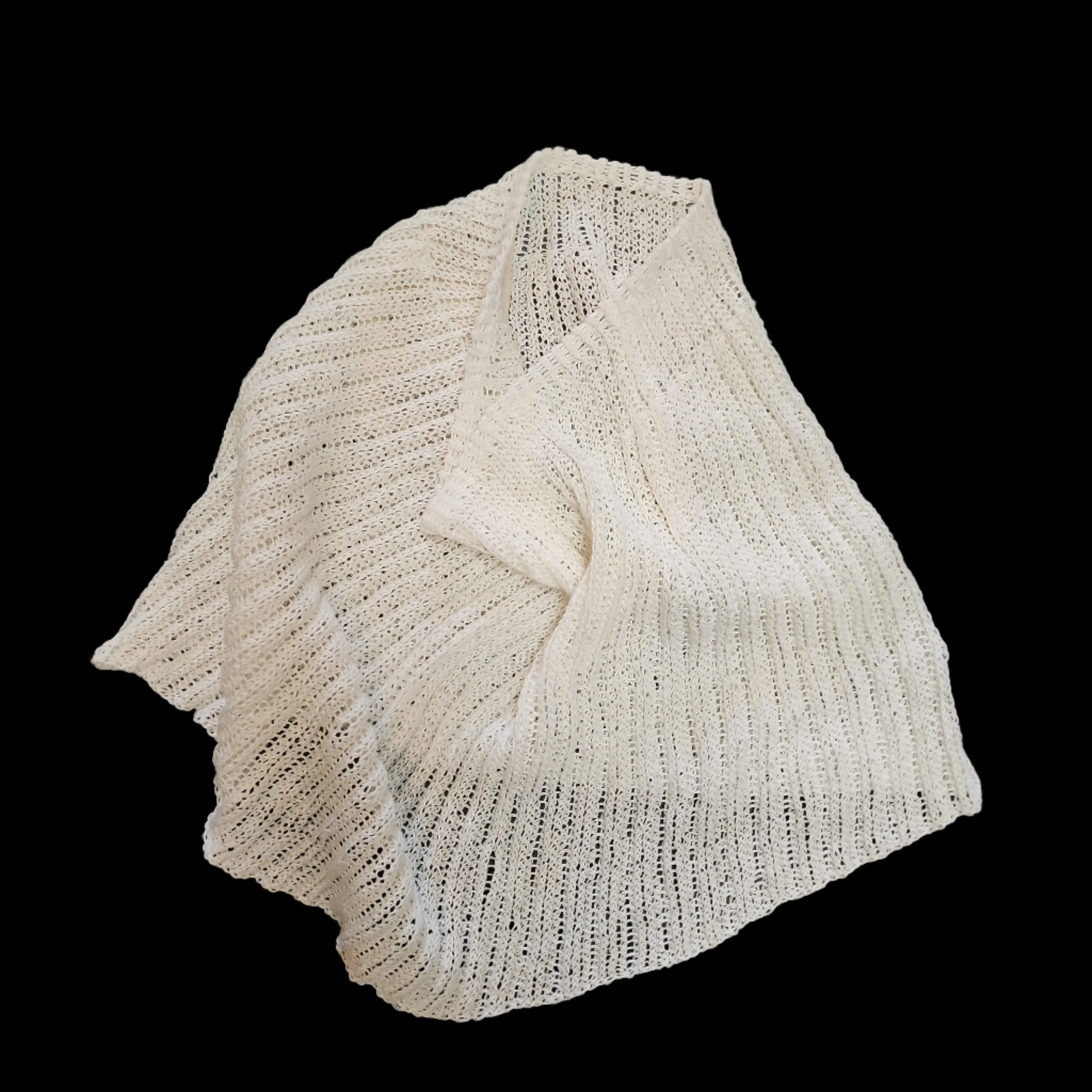 Hand knit shrug / Capelet (Linen)