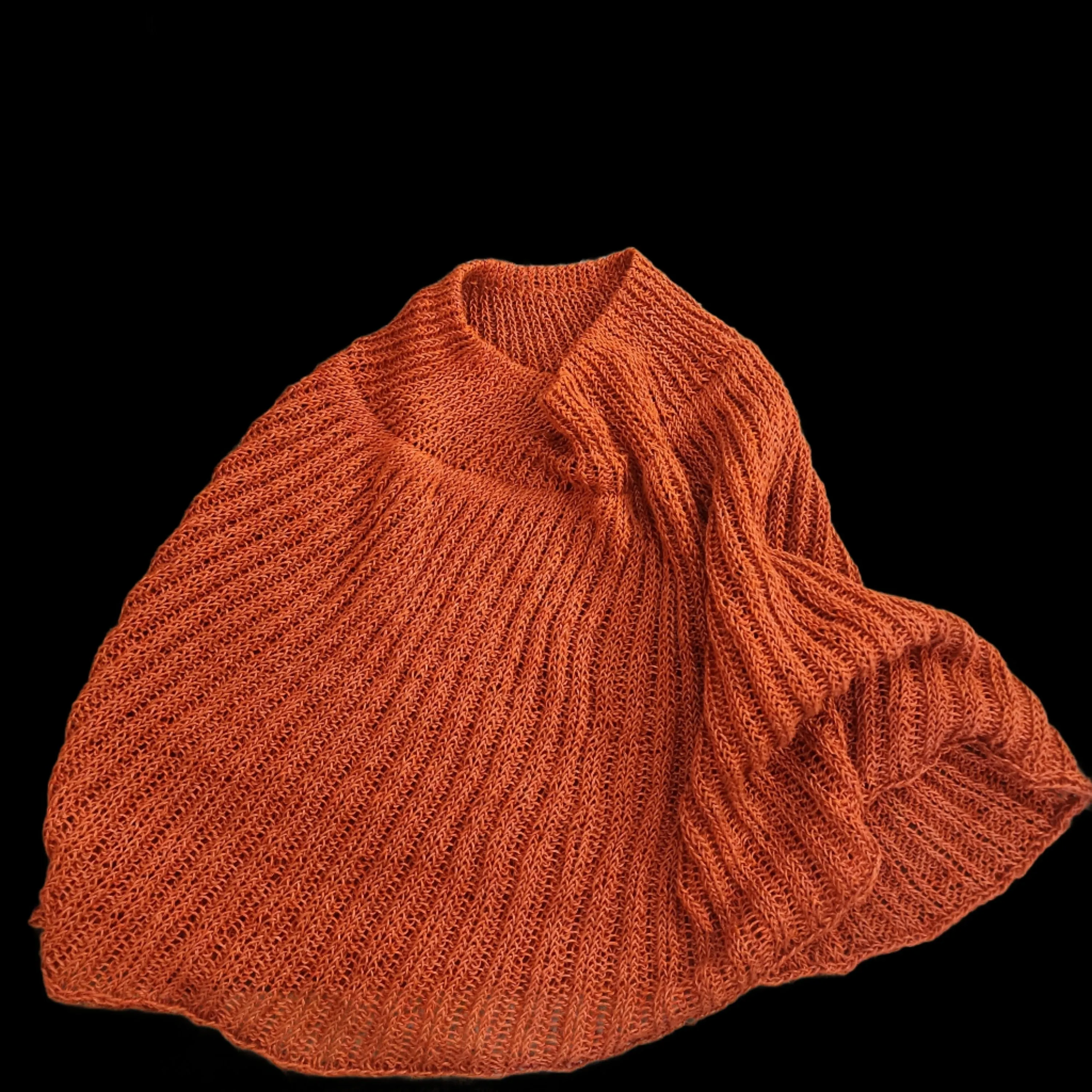 Hand knit shrug / Capelet (Linen)