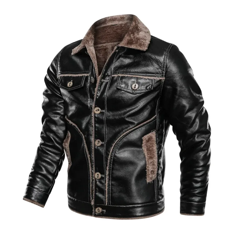 Hanrae Men Fashion Plush Fleece Warm Jackets