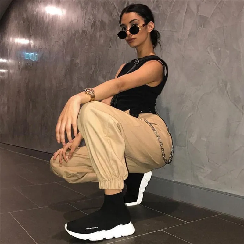 High Waist Harem Pants