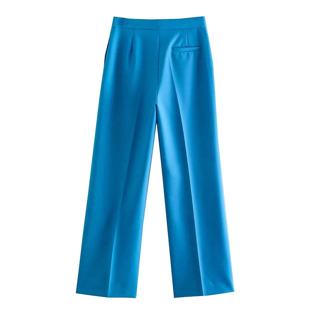 HIGH WAIST STRAIGHT PANTS