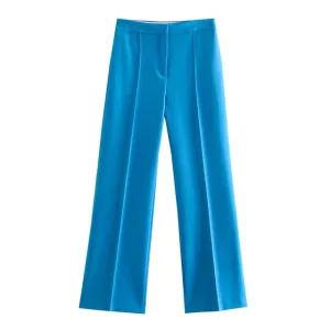 HIGH WAIST STRAIGHT PANTS