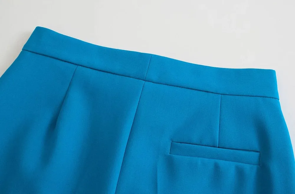 HIGH WAIST STRAIGHT PANTS