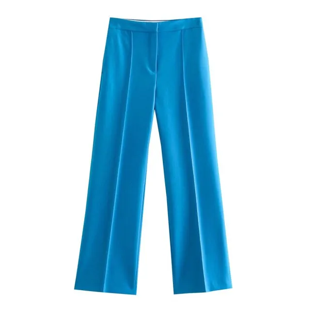 HIGH WAIST STRAIGHT PANTS