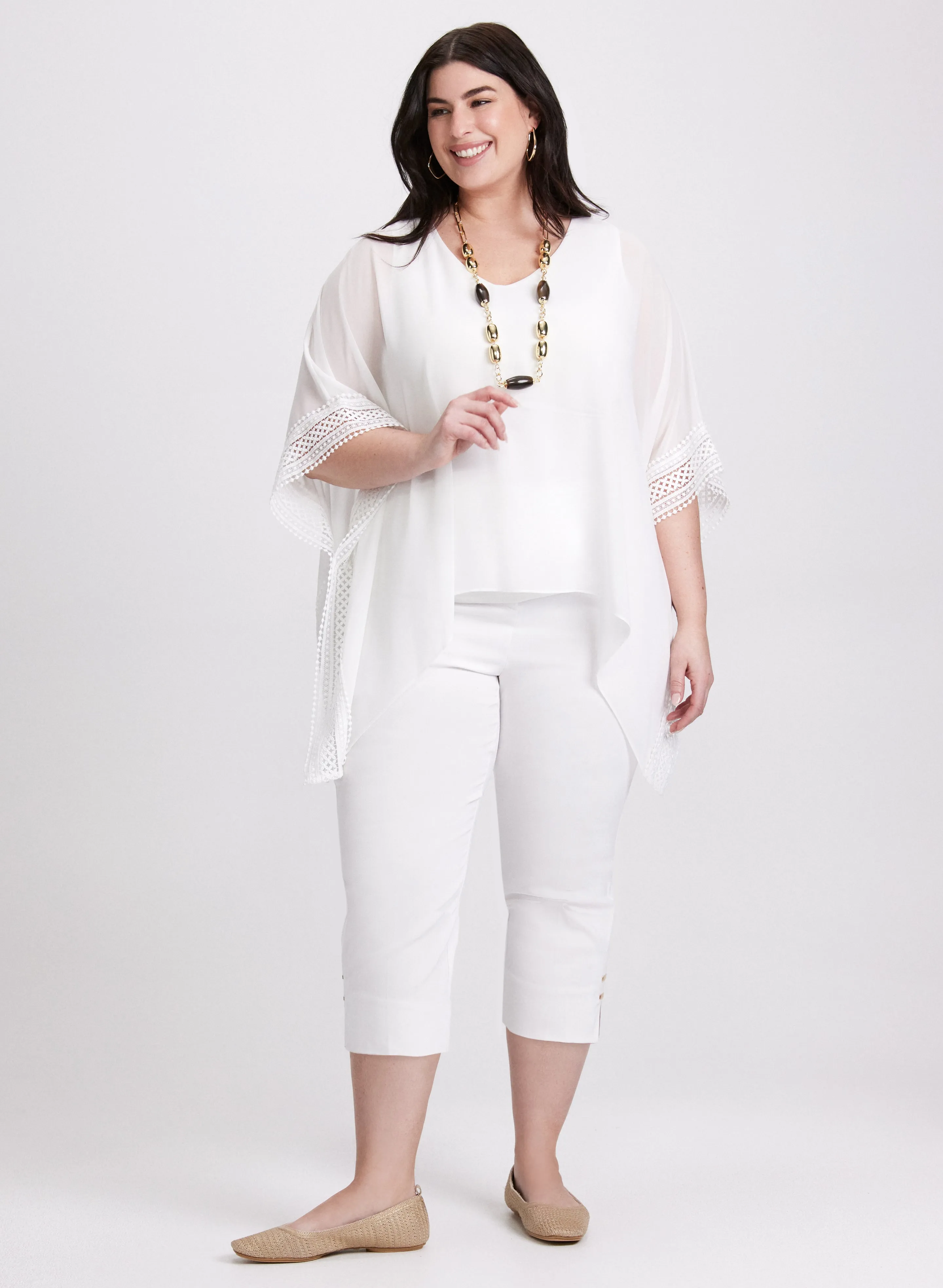 Joseph Ribkoff - Crochet Trim Blouse