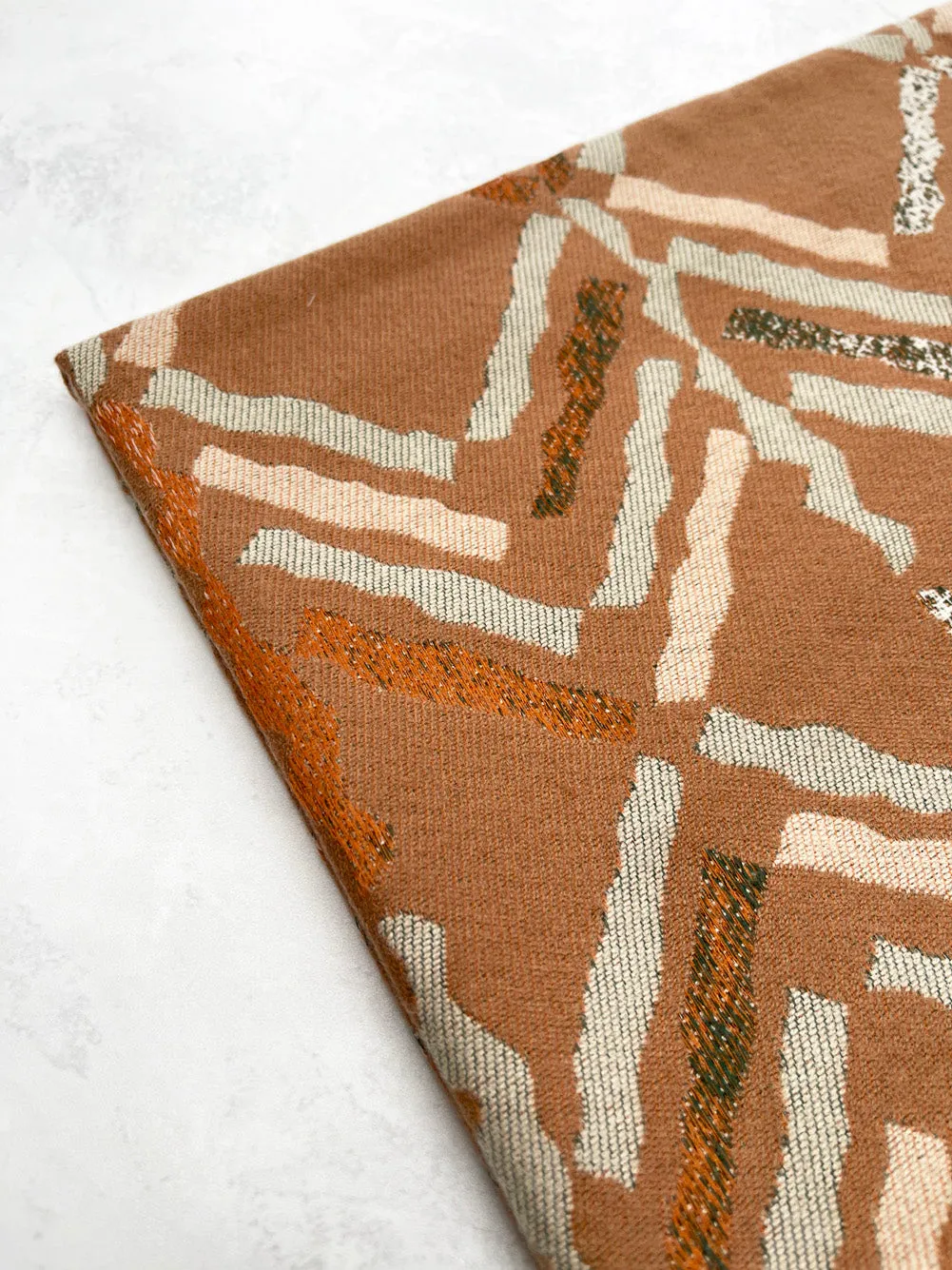 LARGE NUDE RETRO PRINT REVERSIBLE WOOL WINTER SHAWL BLANKET SCARF