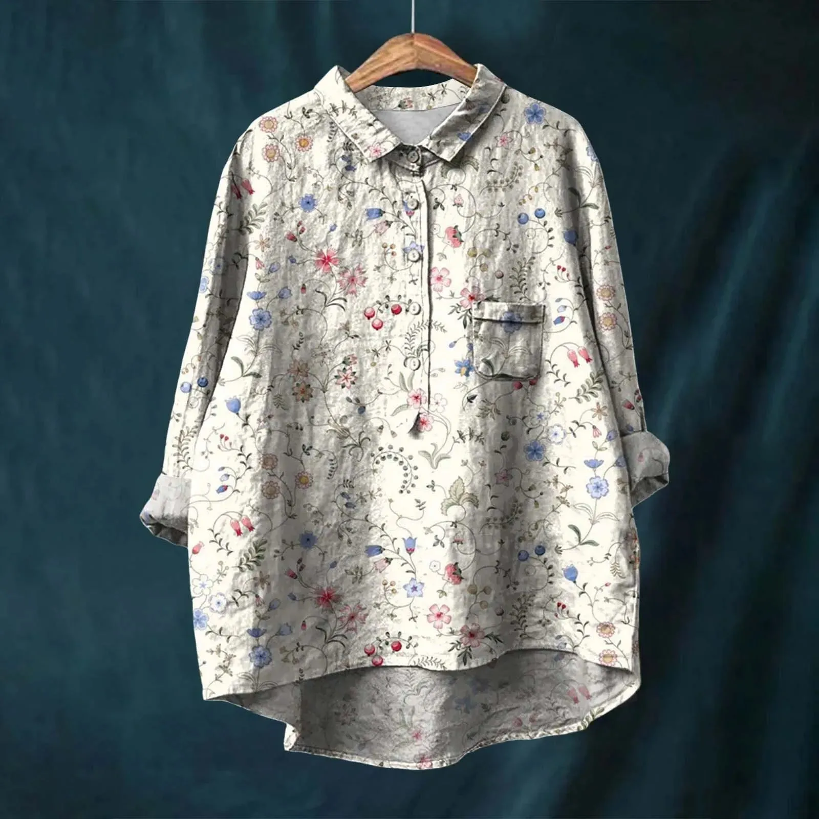 Liesa | Elegant Women's Floral Shirt