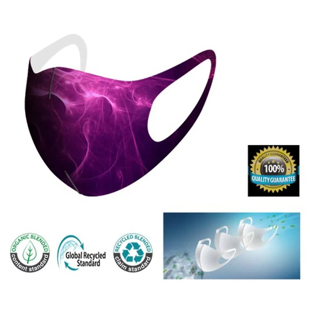 Masks Reusable Colorful Fabric Face Turban Stylish Fashionable Neutral Washable Mask No1161