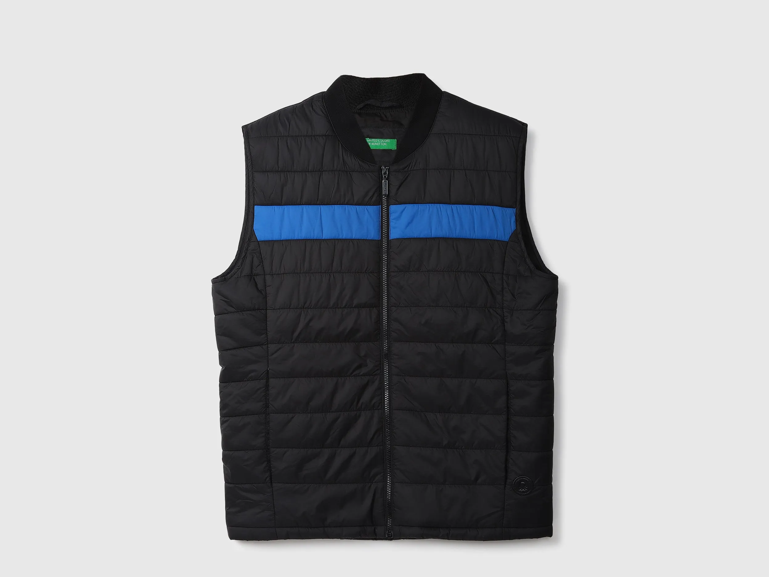 Men Quilted Stand-up Collar Jacket