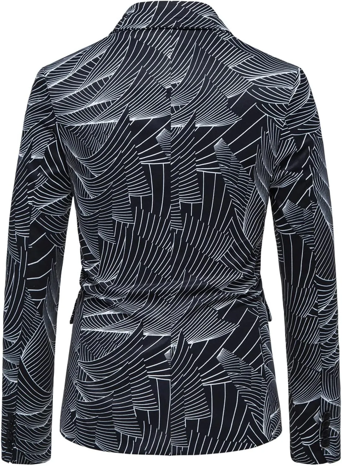 Mens Blazers Suit Print Tops Men's Wedding Coat Casual Stylish Party Business Outwear Men's Coats & Jackets Led