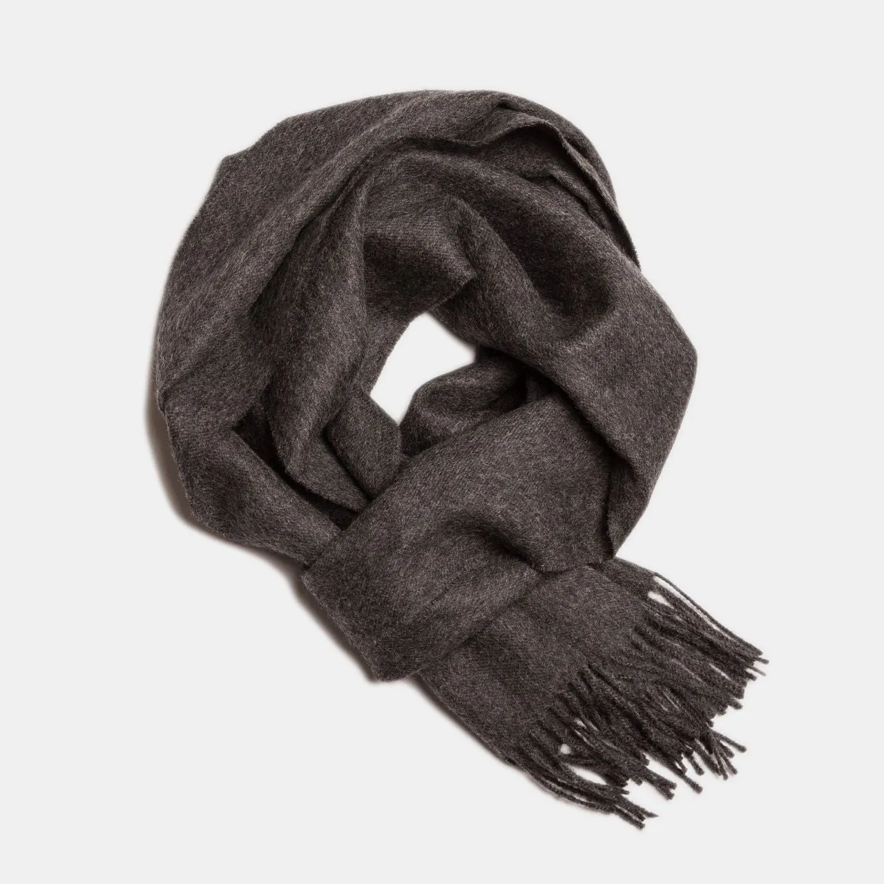 Natural Baby Alpaca Wool Scarf – Exclusive 200 Unisex