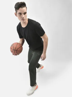 Olive Track Pants