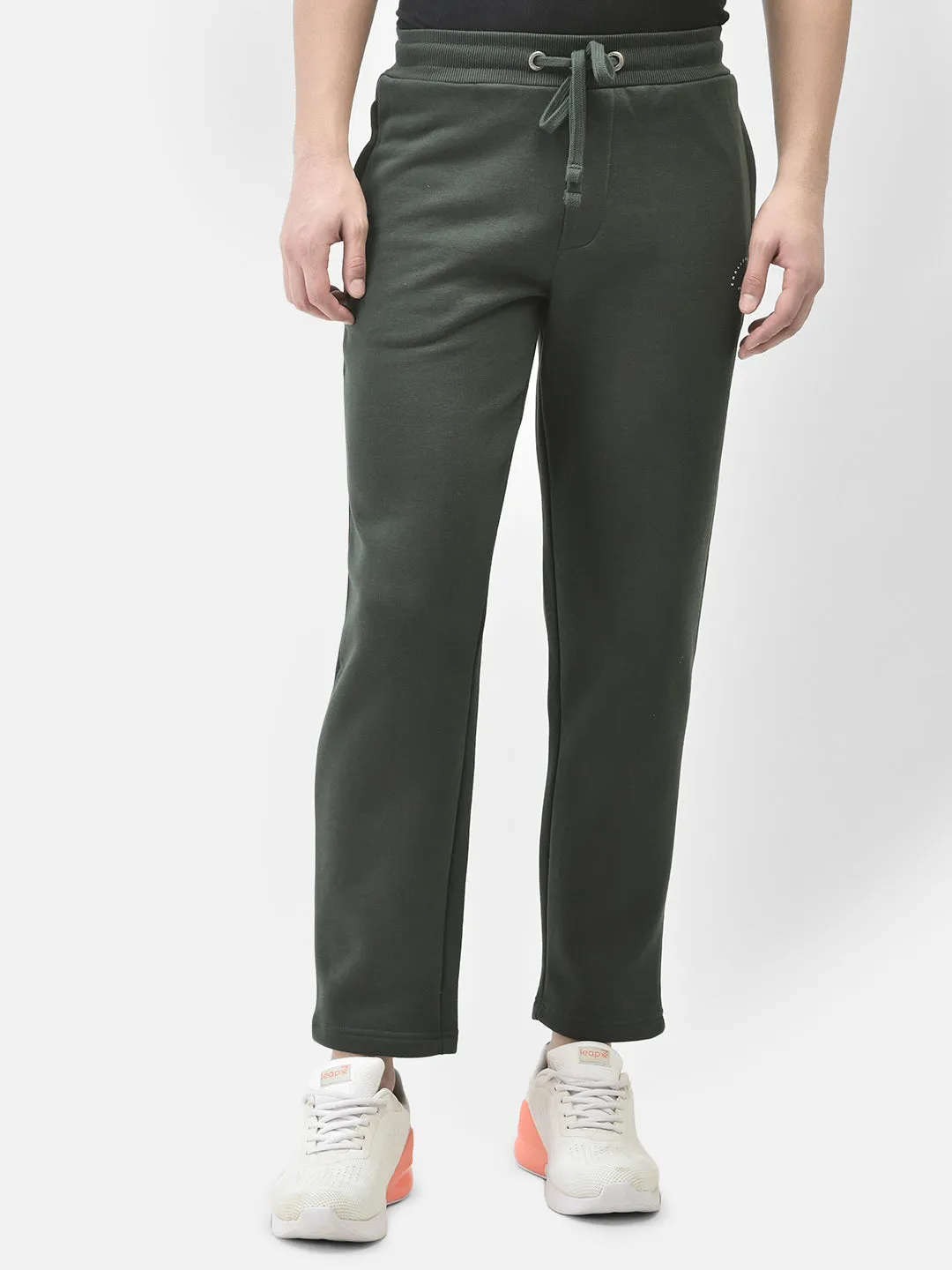 Olive Track Pants