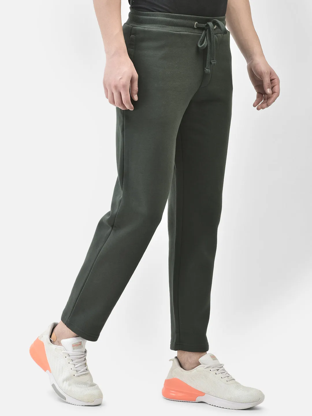Olive Track Pants
