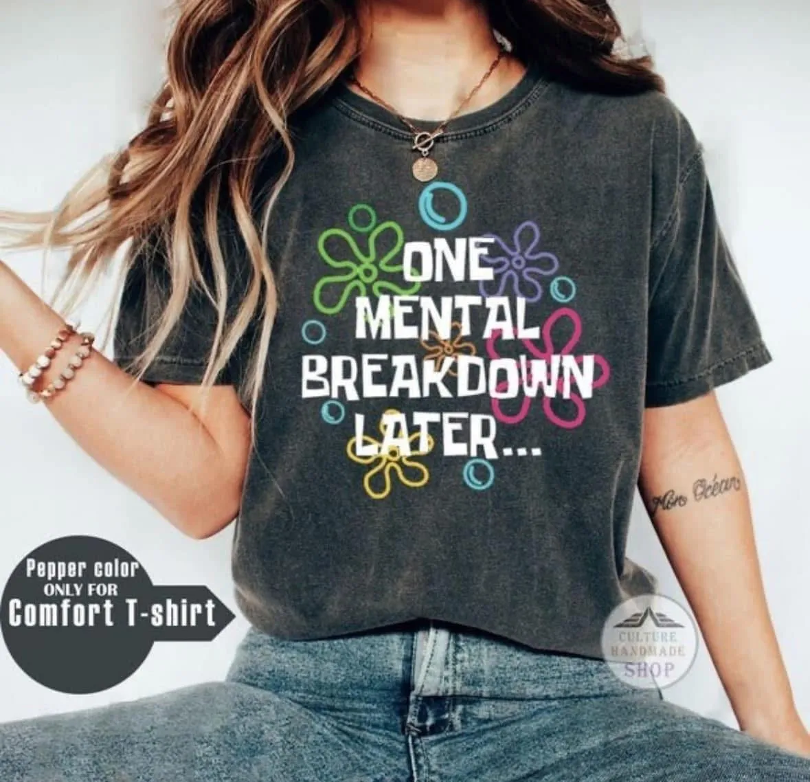 One Mental Breakdown Later graphic design
