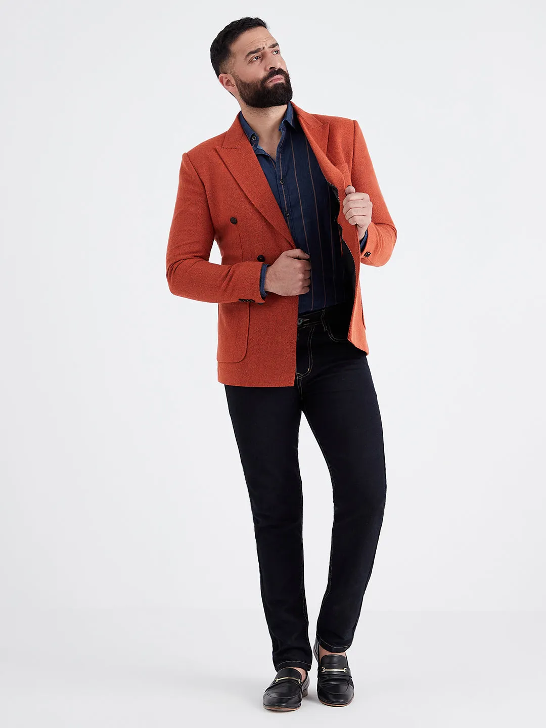 Orange Bronze Blazer