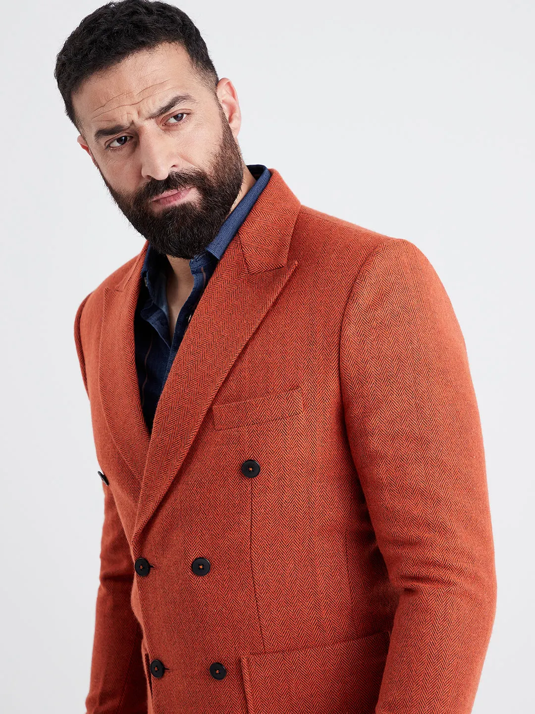 Orange Bronze Blazer