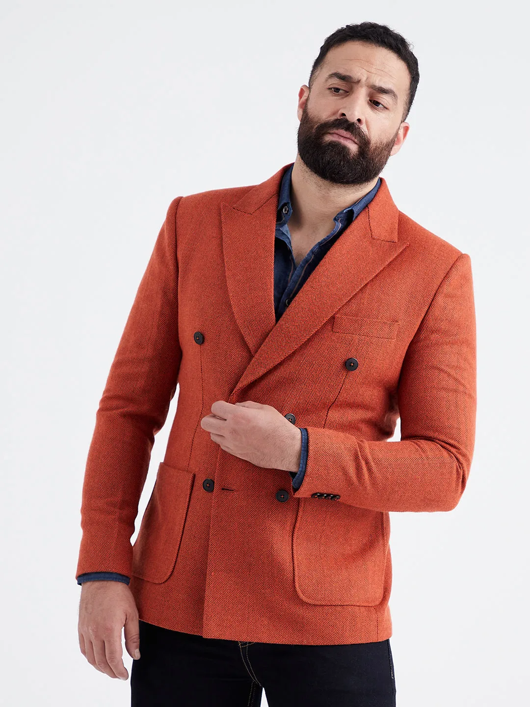 Orange Bronze Blazer