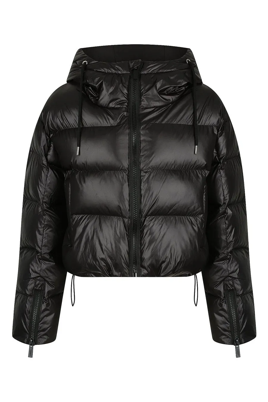 Orbit Puffer Jacket Glazed Black