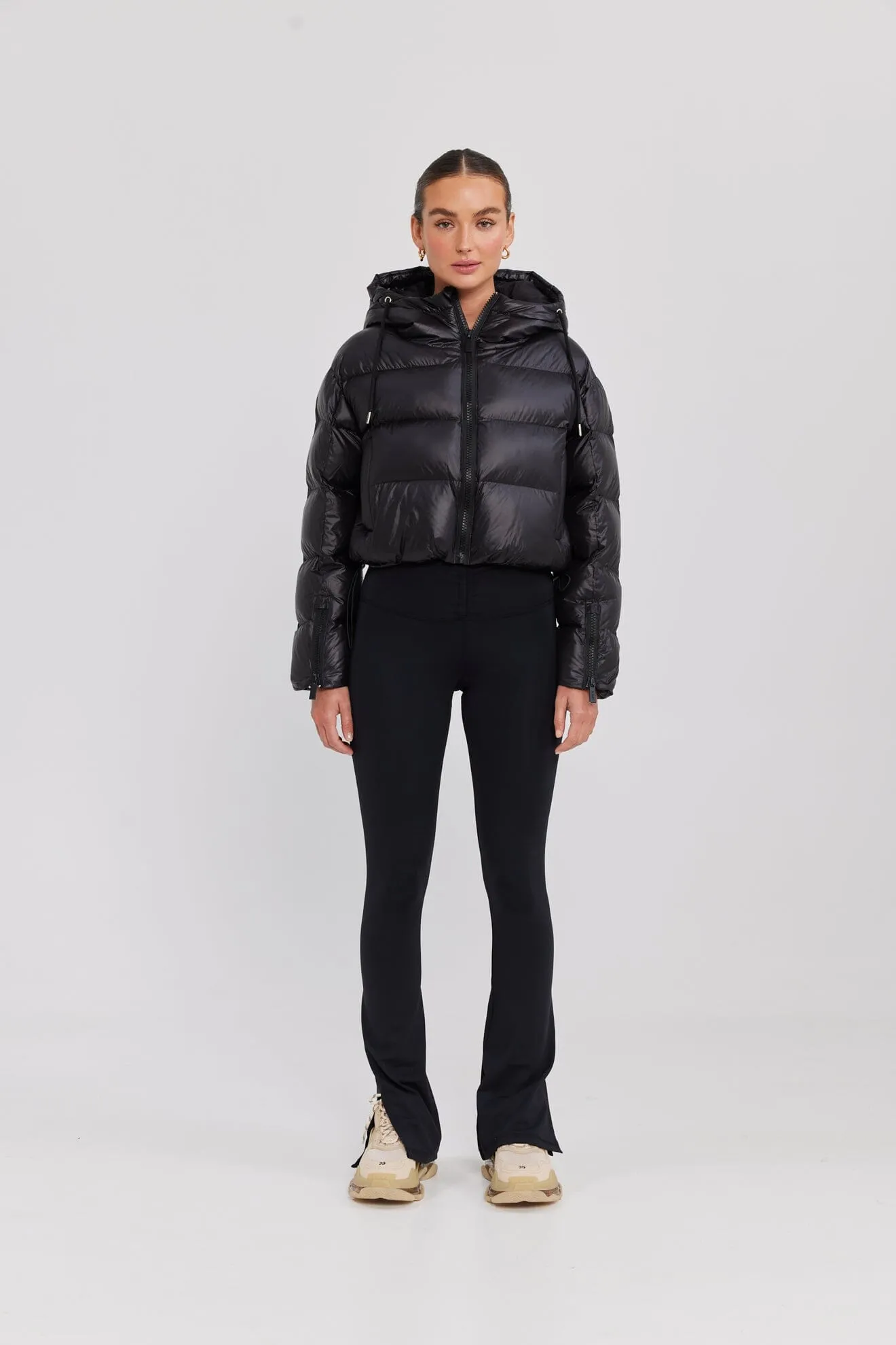 Orbit Puffer Jacket Glazed Black