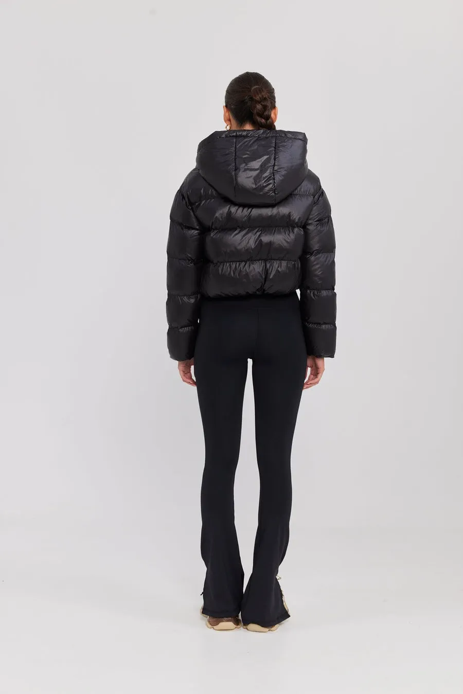Orbit Puffer Jacket Glazed Black