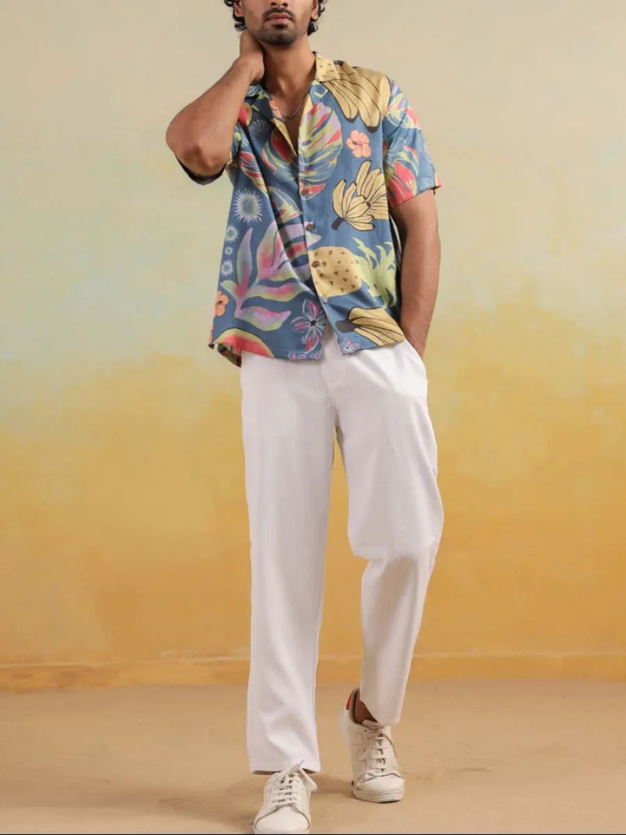 Papaya Coast Relaxed Fit Cuban Collar Shirt