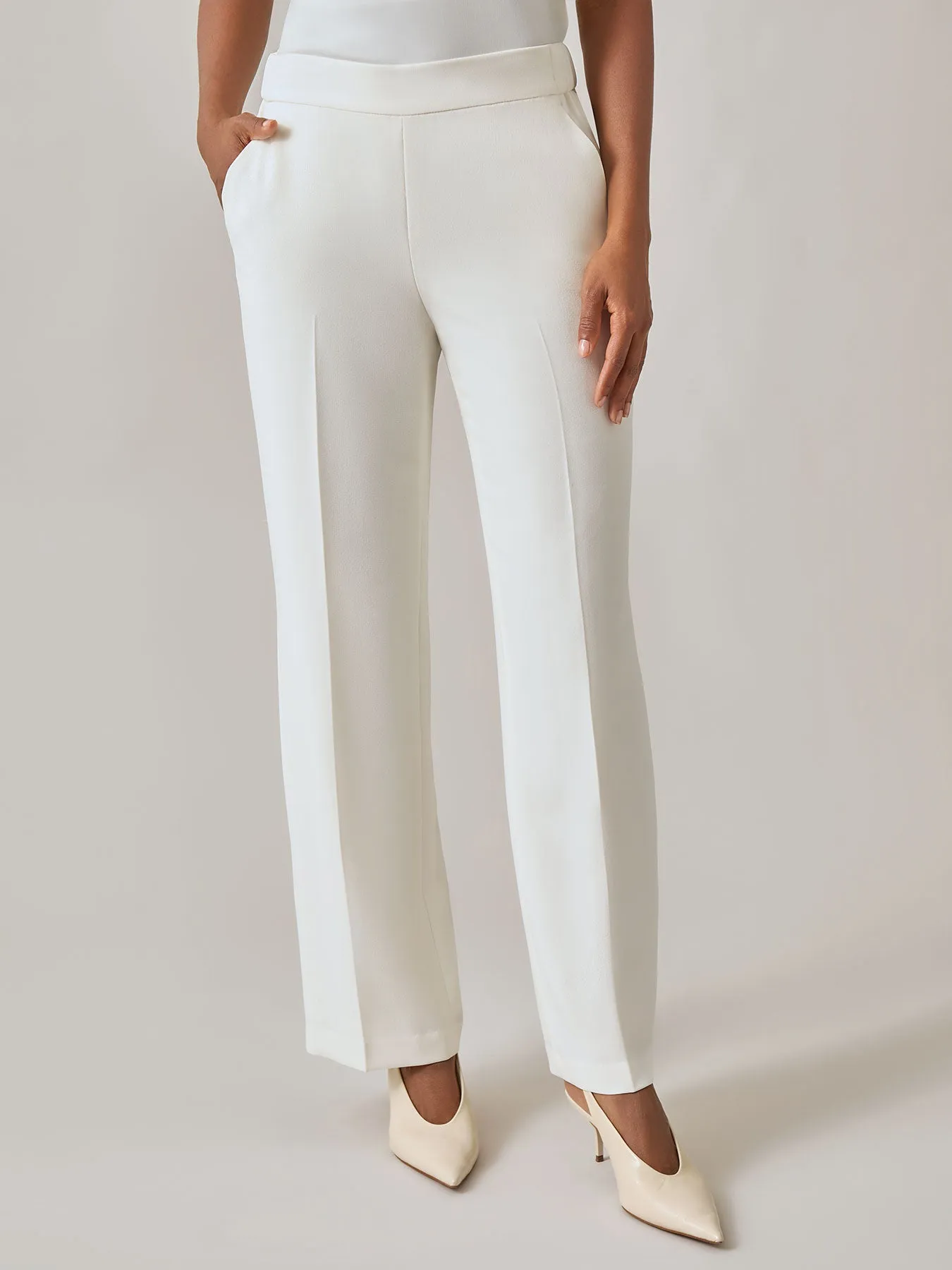 Plus Pull On Pant, Iconic Stretch Crepe