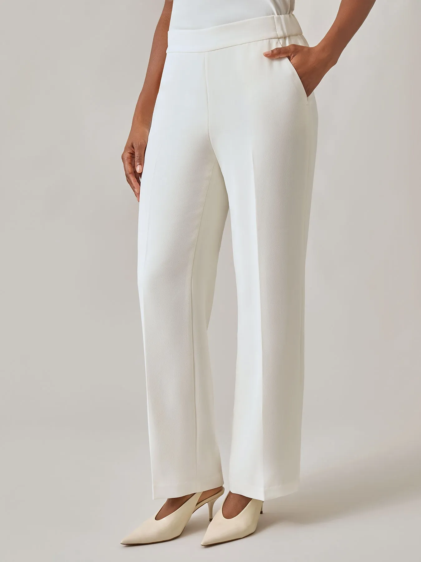 Plus Pull On Pant, Iconic Stretch Crepe