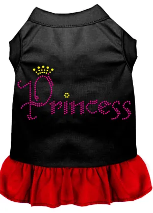 Princess Rhinestone Dress Black With Red Xxxl