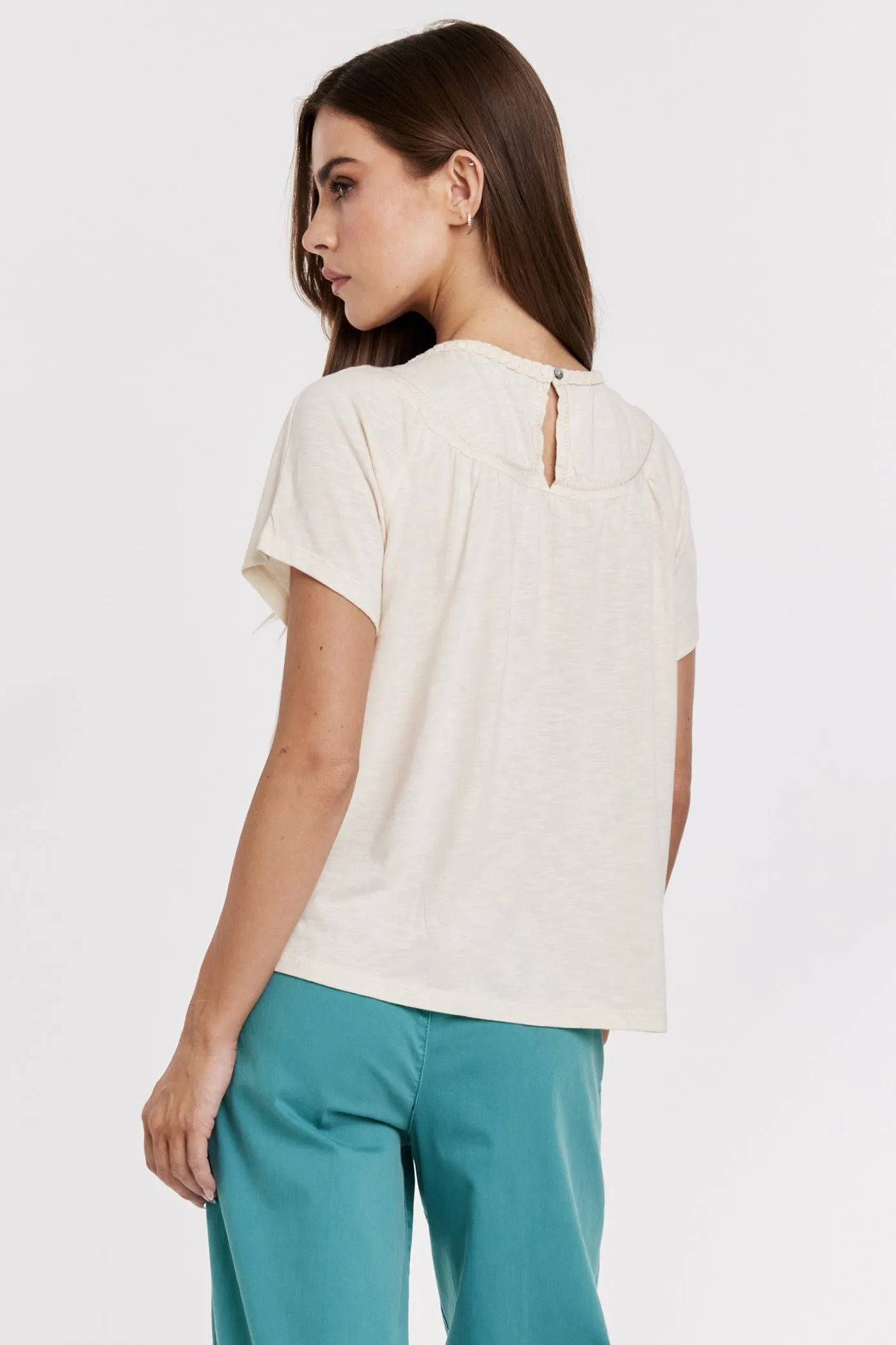 RAYA TEE ALABASTER SLUB