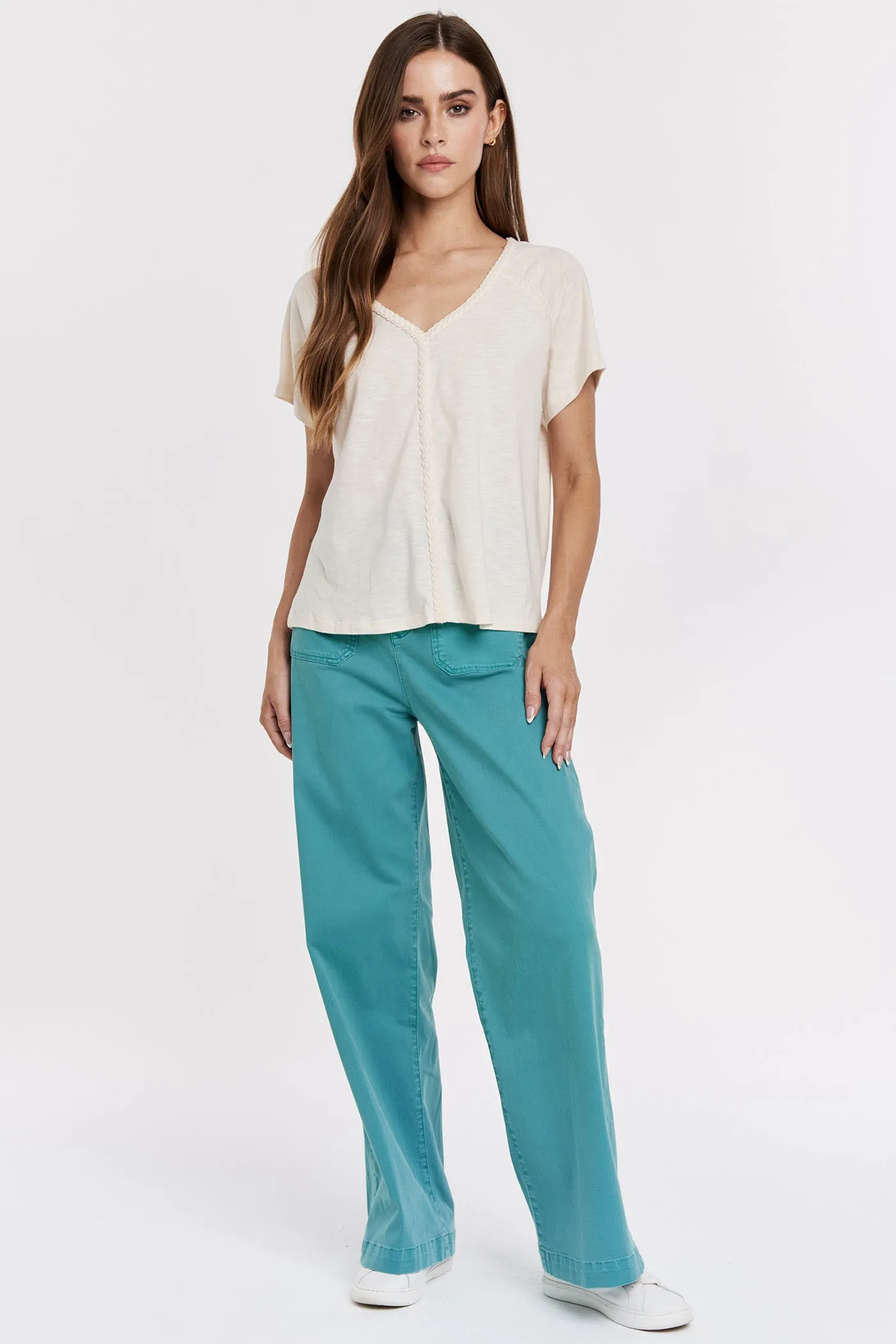 RAYA TEE ALABASTER SLUB