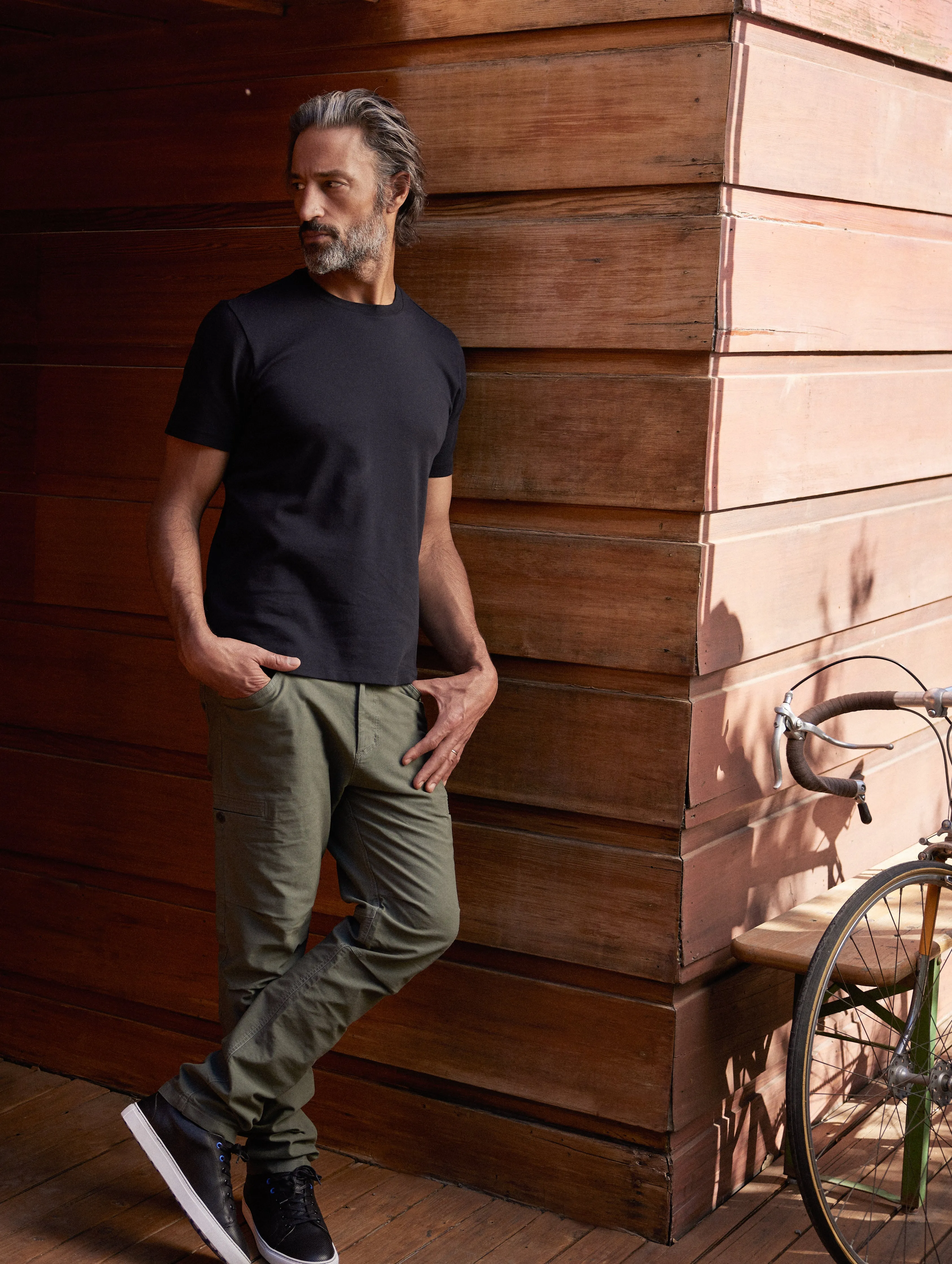 Relaxed-Fit Crew Tee - Onyx Black